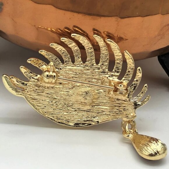 🔥2/$20 Evil Eye Brooch Rhinestone Evil Eye Pin Dali's Eye Pin Dali's Eye Brooch - Picture 3 of 3